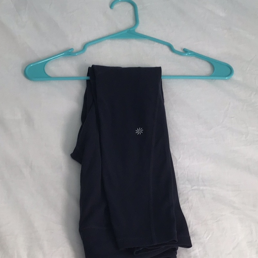 Athleta girl navy blue pocket leggings